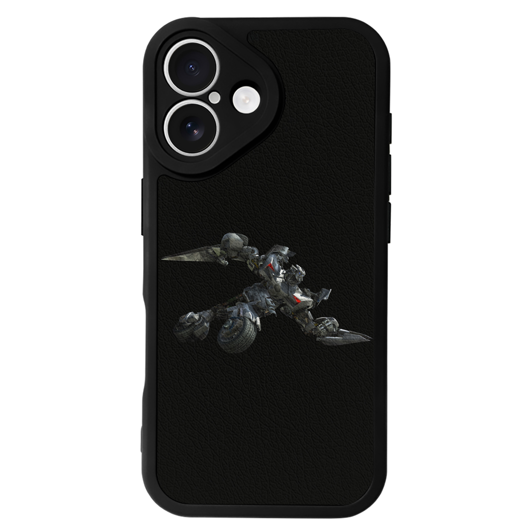 （画像用） Transformers トランスフォーマー 【iPhone 16シリーズ対応】シリコンスマホケース（レザー調） 材質：シリコン